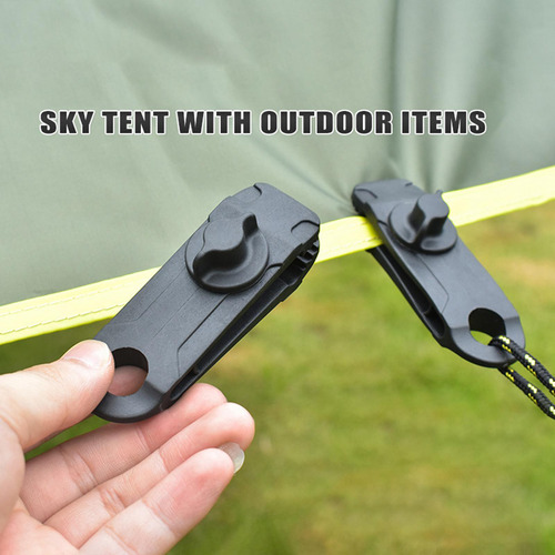 10x Tenda Multiuso Clipes De Pano De Dossel Fivela Suporte