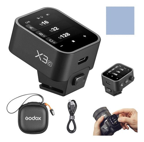 Transmisor De Disparador De Flash Inalámbrico X3c Compatible