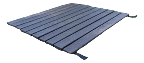 Deck Camino Enrollable Madera Plastica Reciclada 1 Mtr X 1mt