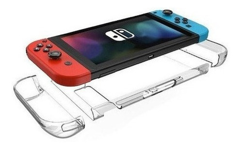 Cristal Case Para Nintendo Switch Y Joycons