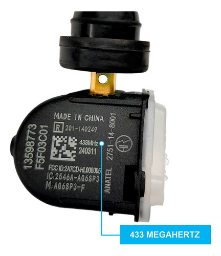 Sensor Presion Aire Llanta Cruze 1.4l4 2016 2017 2018 2019