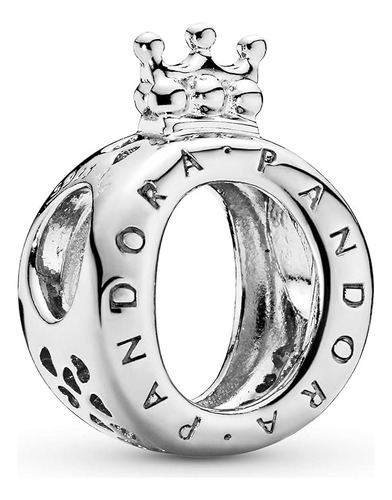 Dije Charm Corona Pandora. Plata S925