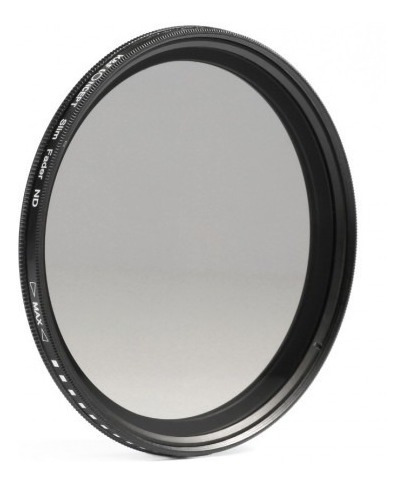 Filtro Densidade Neutra Variável 77mm Nd2 A Nd400 Com Case