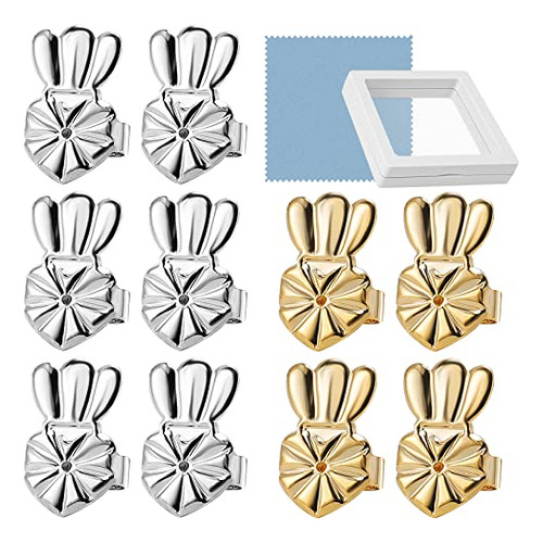 10 Pcs/5 Pairs Earring Backs For Studs, Droopy Ears And...
