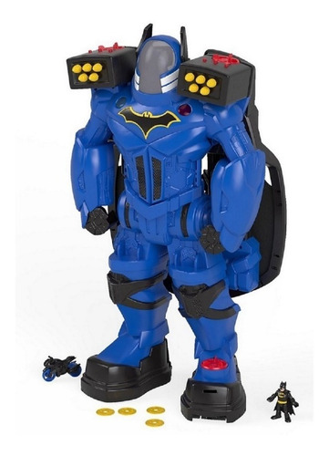 Enorme Robot Batman Imaginext Megabot De Niños Altura 60 Cm