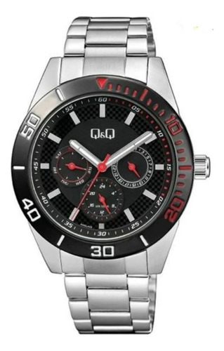 Reloj Para Hombre Q&q Aa42j Aa42j422y Plateado