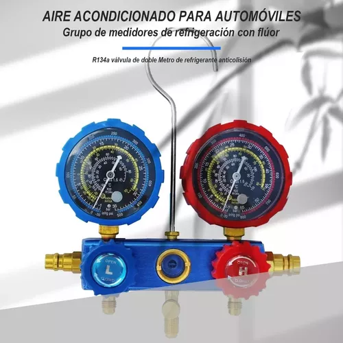 Manifold Refrigeracion Aire Acondicionado Manometro R410