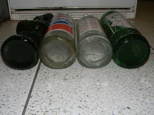 Imagen 8 de 8 de Lote 6 Botellas Bebida, Cerveza, Chilenas Grandes Antiguas