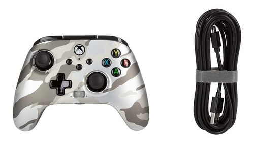 Imagen 5 de 8 de Joystick ACCO Brands PowerA Enhanced Wired Controller for Xbox Series X|S metallic arctic camo