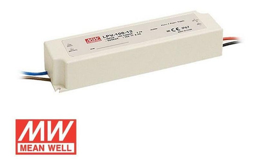 Driver Led Mean Well 102w 12v Single Lpv-100-12