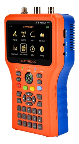 Satfinder V8 Finder-pro Dvb-s2 Dvb-t2 Dvb-c Medidor Satelite