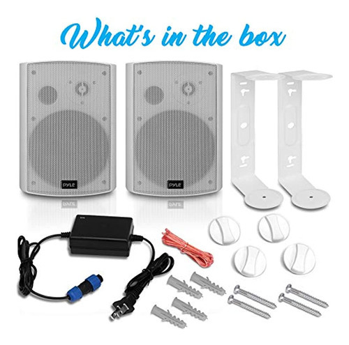 Cornetas Altavoz Estéreo Pyle-home Pdwr61btwt