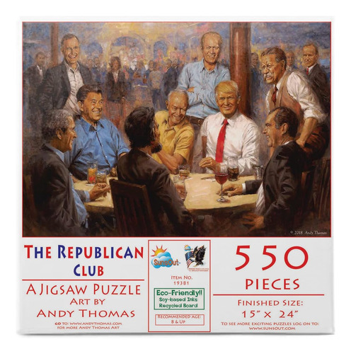 Sunsout Inc - The Republican Club - Rompecabezas De 550 Piez
