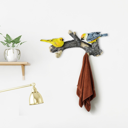 Pack De 2 Percheros Bird Coat Hooks Perchas Para Colgar