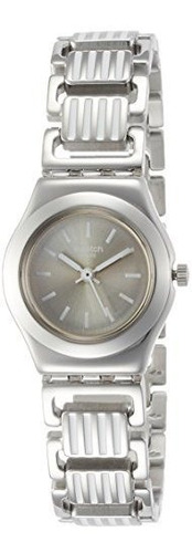 Reloj Swatch Persienne Gris Esfera Acero Inoxidable Damas