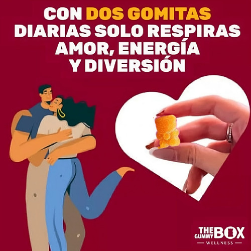 The Gummy Box Quemador Grasa Deep Love Afrodisiaco