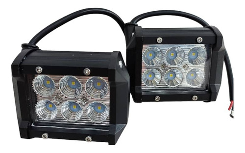 Barra Luces Led 2 Piezas 4 Pulgadas 60w Antineblina Jeep 4x4