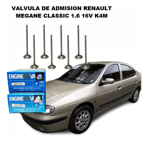 Valvula De Admision Renault Megane Classic 1.6 16v K4m