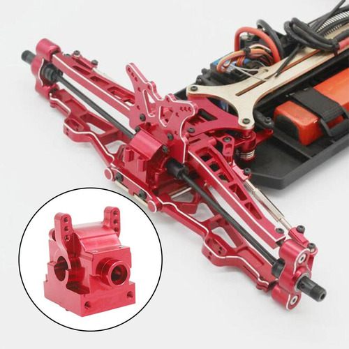 2x Caja De Engranajes Roja Ea1049 Para Jlb Racing Cheetah