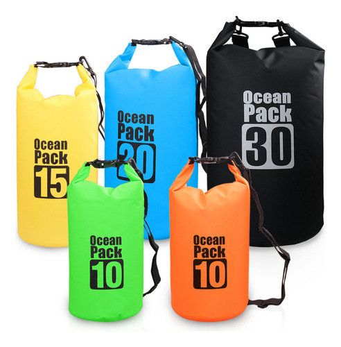 Mochila Impermeable Para Exteriores De 30 Litros, Bolsa Seca
