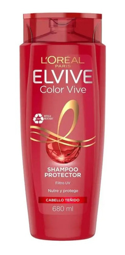 Shampoo Loréal,filtro Uv,protege El Cabello,brillo,vitalidad