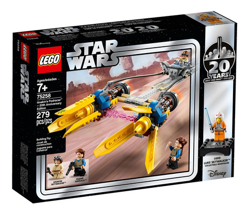 Vaina De Carreras De Anakin Lego Star Wars Aniversario 75258