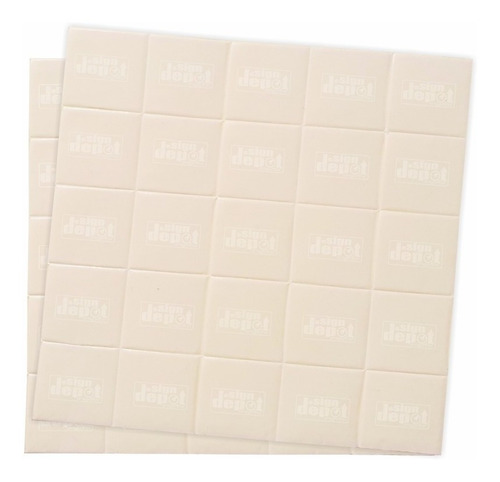 Cuadrito Doble Adhesivo Pegotes Acojinados De Espuma 50