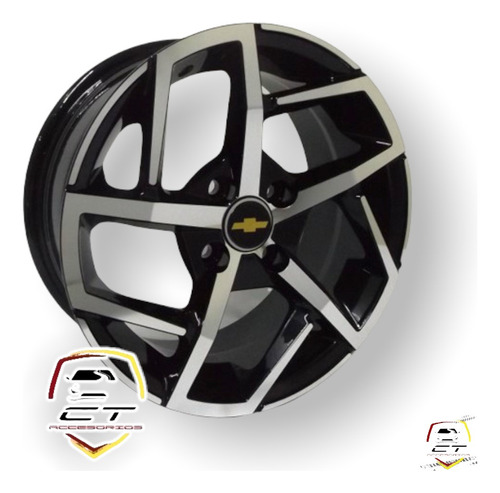 Kit De 2 Rines 15 4-100 P/rio Accent Beat Aveo Gol Saveiro 