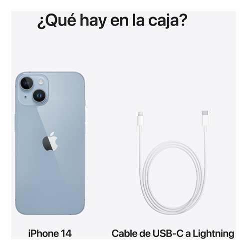 Apple iPhone 14 (256 Gb) - Azul - Excelente (Reacondicionado)