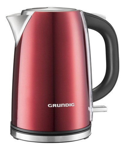 Tetera Grundig Wk 6330 1.7l 3000w, Rojo