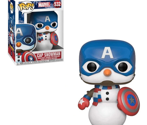 Funko Pop Marvel Holiday Cap Snowman