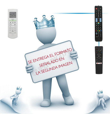 Control Remoto Smart Para Motorola Noblex Philco Hisense Negro