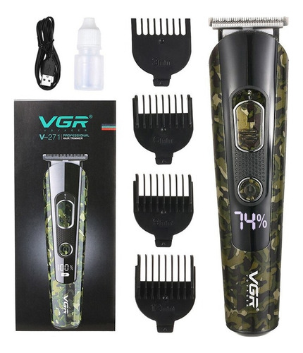 Maquina Corta Pelo Barba Vgr V-271 Dibujos Recargable Usb