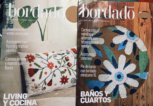 Bordados, Libro C/36 Diseños, El Arte De Tejer+5 Revistas