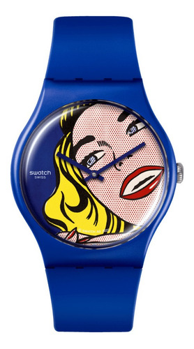 Reloj Swatch Girl By Roy Lichtenstein, The Watch Suoz352