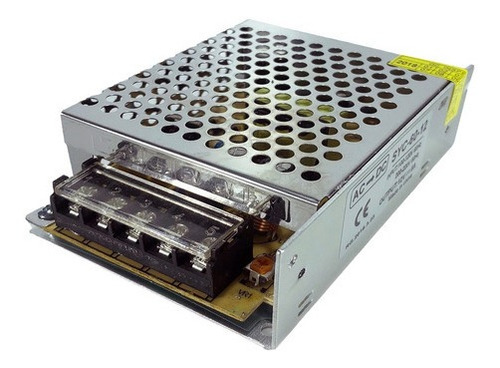 Fonte Chaveada 12v 5a 60w Camera Fita Led Som Bivolt Colmeia