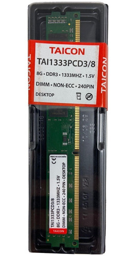 Imagem 3 de 4 de 2 Memória Kingston Ddr3 8gb 1333 Mhz Computador Pc