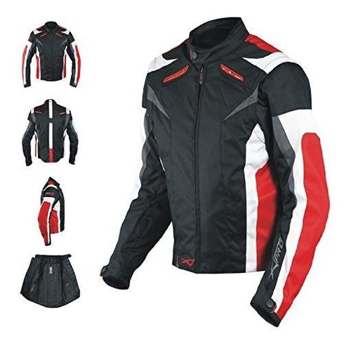 Motociclismo, Chaqueta Textil Para Mujer Sport Racing Ce Arm