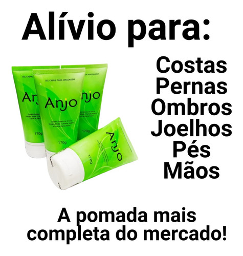 Pomada Anjo - Kit 4 Unidades Para Cuidado Da Saúde