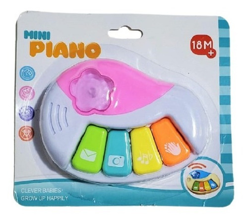Pianito Para Bebés Juguete Instrumento Musical Luz Y Sonido