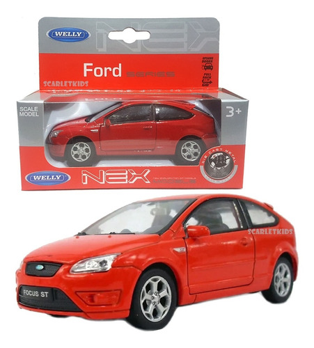 Ford Focus Nex New Exploration Escala 1:36 Welly Pull Back