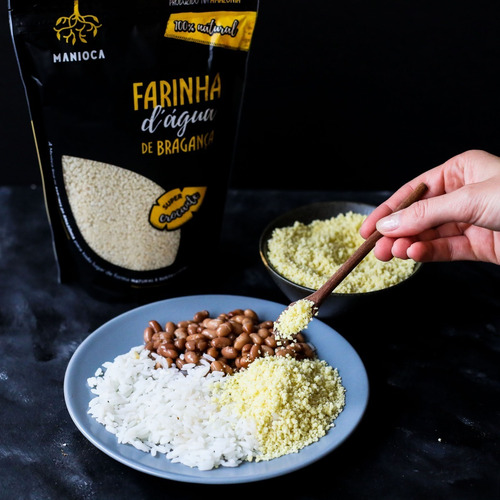 Imagem 3 de 7 de Farinha D'água De Bragança 1kg Natural Sem Glúten Manioca