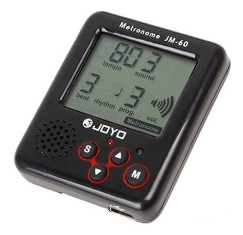 Imagen 2 de 3 de Metrónomo Joyo Jm-60 - Batería Recargable