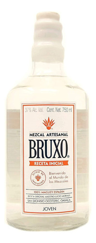 Caja De 6 Mezcal Bruxo Receta Inicial 750 Ml