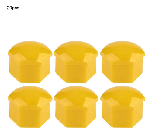 Protector De Tuercas Amarillas Para Ruedas De Coche, 20 Piez