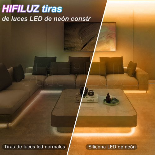 Tira de luces Hifiluz NEON FLEX LED 2835 blanca fría 5m IP67