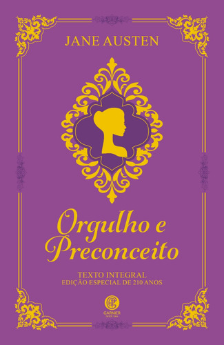 Livro Orgulho E Preconceito Jane Austen 1a Edição Capa Almofadada Edição De Luxo 2023 Português Editora Garnier