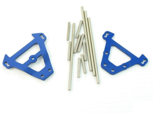 Tra5323 Front/rear Aluminum Bulkhead Anodized Traxxas Revo