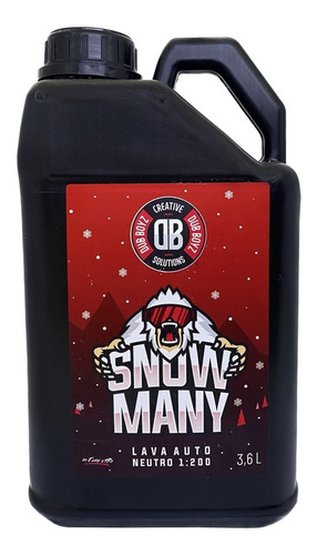 Lava Auto Neutro Snow Many 3,6l Shampoo Automotivo Dub Boyz