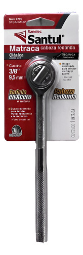 Matraca De 3/8 Con Cabeza Redonda Santul 39 Dientes